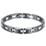 Boniskiss Ceramic Stainless Steel Bracelet Black Silver