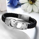 Boniskiss Stainless Steel Bracelet with Infinity Symbol for Men