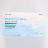 Disposable 2500 PCS Filter 3-ply Face Mask Personal Protection Dust-Proof Anti Spittle Eye Mask for Earloop